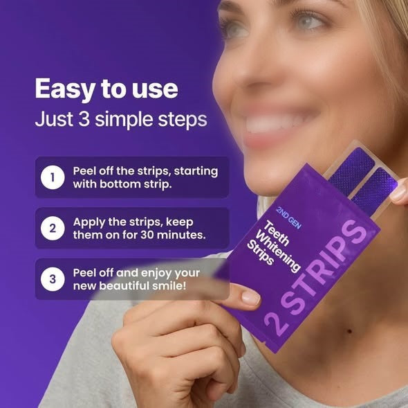 Teeth whitening strips