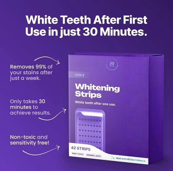 Teeth whitening strips