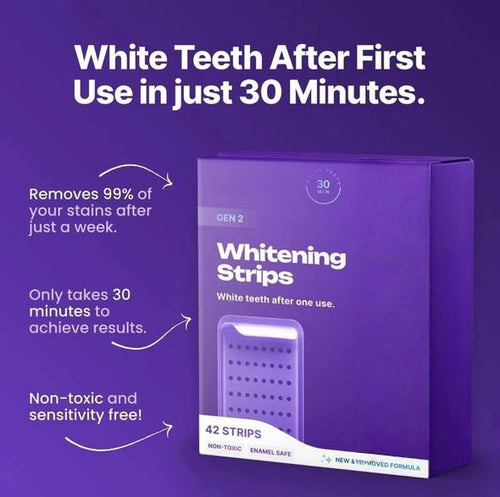 Teeth whitening strips